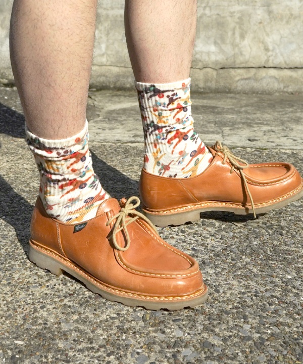 ハッピーペイント クルーソックス