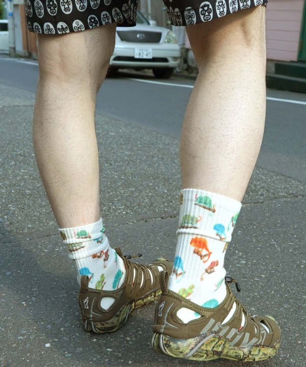 ハッピーペイント クルーソックス