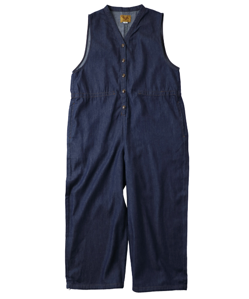 ライトデニムオールインワン