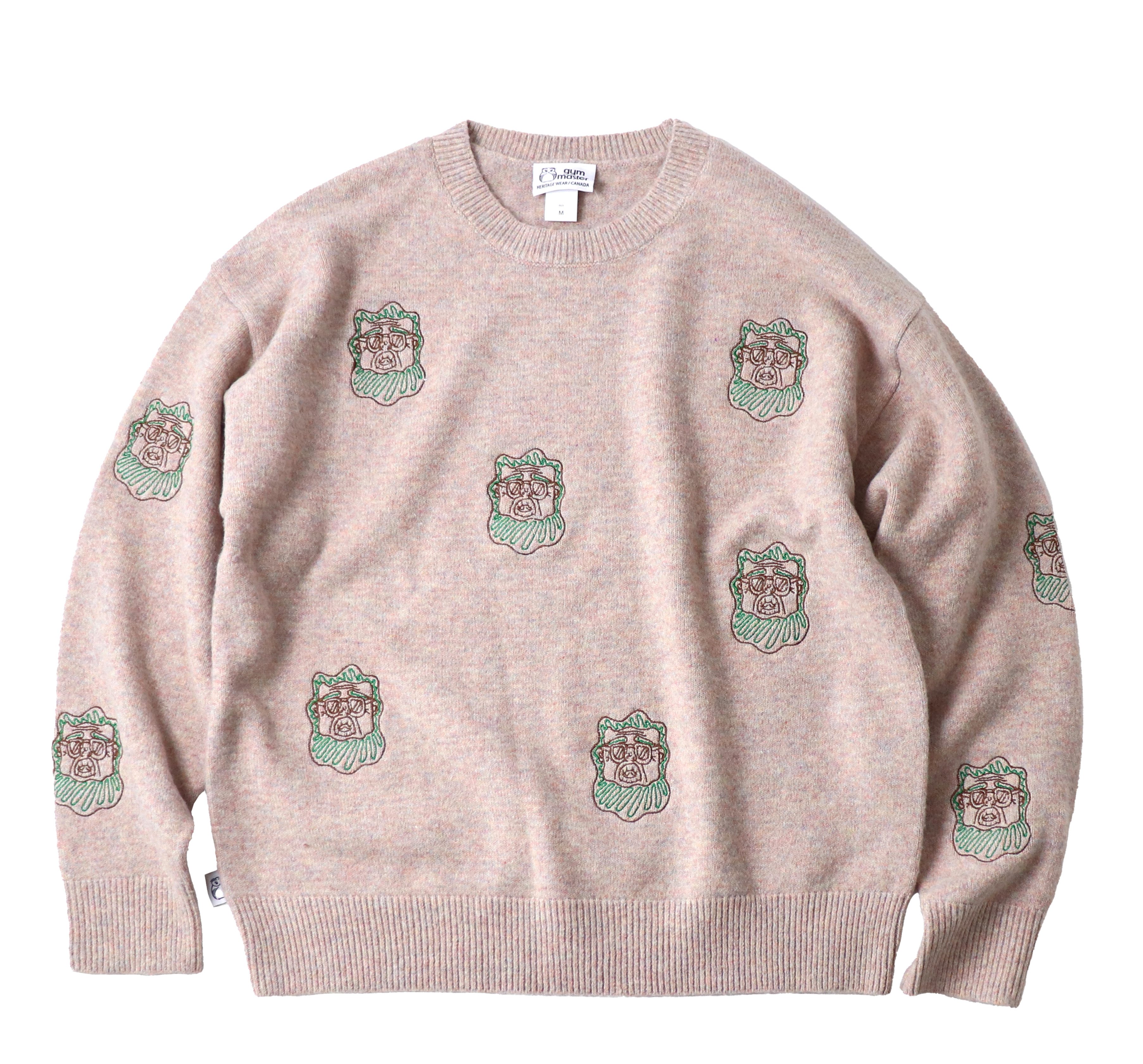 Embroidered knit